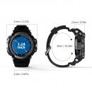 Ceas Smartwatch LOKMAT MK28, display 1.14 inch, rezistent la apa IP68(5 ATM), capacitate baterie 290mAh, pendometru, masoara pasii parcursi, distanta si arderea caloriilor