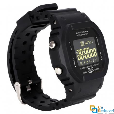 Ceas Smartwatch LOKMAT EX16T, display 1.21 inch, rezistent la apa IP68(5 ATM), capacitate baterie 220mAh, pendometru, masoara pasii parcursi, distanta si arderea caloriilor