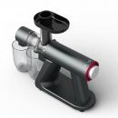 Storcator orizontal prin presare la rece pentru fructe si legume cu melc, 150W, 65 RPM, recipient suc 600 ml, functie reverse, tub alimentare 4.5 cm, gri metalizat