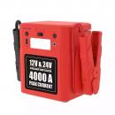 Acumulator extern pornire auto / Jump Starter pentru masina sau camion, 12 si 24 V, curent pornire 12V/24V 2000A, curent maxim 12V/24V 4000A, capacitate 56000 mAh