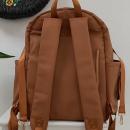 Rucsac/Ghiozdan, multifunctional pentru mamici si bebelusi, 3 modalitati de purtare, 12 buzunare, spatios, atasabil la carucior, saltea pliabila, buzunare termoizolante, buzunar detasabil pentru biberon/suzeta/chei, maro