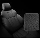 Set huse scaune auto, universale, material piele ecologica, respirabila, scaune fata, spate, tetiere, culoare negru 