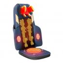 Saltea de masaj pentru ameliorarea durerilor de spate, gat, umeri, talie si fese cu perna de masaj 3D cu incalzire si lumina rosie, ideal pentru acasa, birou sau masina