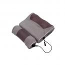 Perna pentru masaj pentru masaj 3D, incalzire infrarosu,  masaj electric si caldura pentru gat, talie, solduri, picioare, spate, adaptor pentru masina, gri