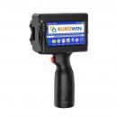 Imprimanta de mana portabila tip pistol BLIROWIN<sup>®</sup> cu touchscreen, imprimare logo, coduri de bare, date de expirare, coduri QR, compatibila pe suprafete multiple, cerneala cu uscare rapida, cartus negru lucios, dimensiune imprimare 1-12.7mm