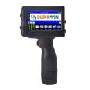 Imprimanta de mana portabila tip pistol BLIROWIN® cu touchscreen, imprimare logo, coduri de bare, date de expirare, coduri QR, compatibila pe suprafete multiple, cerneala cu uscare rapida, cartus negru lucios, dimensiune imprimare 2-25.4 mm