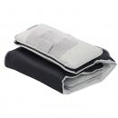 Saltea pentru masaj complet 3D Shiatsu, Blirowin<sup>®</sup>, amelioreaza durerilor de spate, zone de masaj multiple pentru relaxare completa, perna ortopedica pentru picioare integrata, perne pentru presiune, presopunctura, material piele PU de inalta calitate, culoare gri