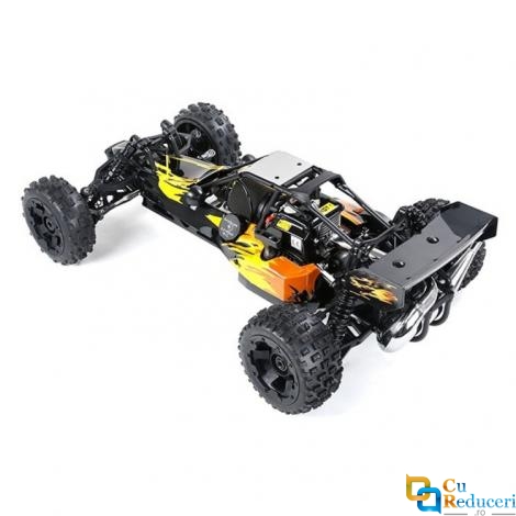 Masina cu telecomanda ROFUN BAHA 5B pe benzina 29CC scara 1:5, 2.4G 2WD rc car de mare viteza 90 km/h
